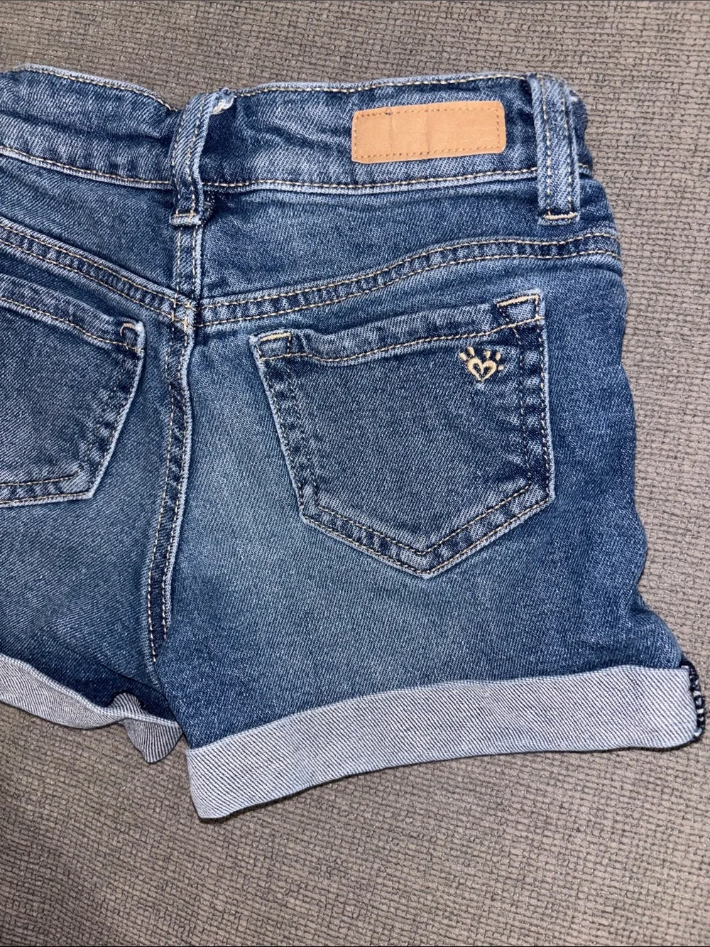 Justice girls jean shorts